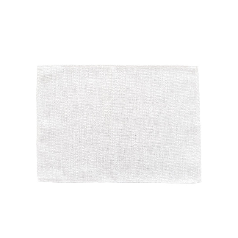 White Acrylic Rectangle Indoor Outdoor Placemat