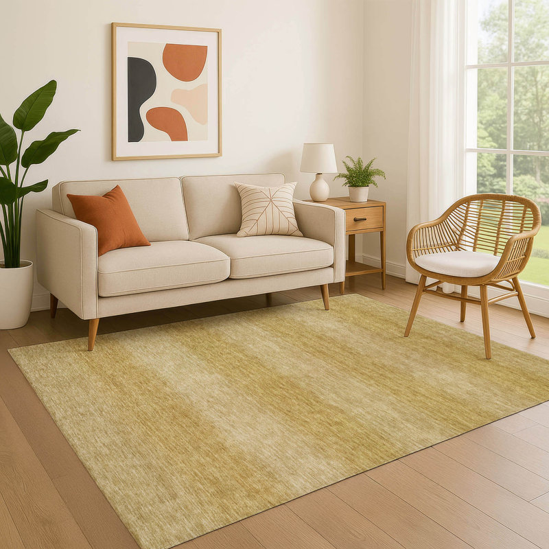 Premium Machine Washable Lubbers AMF1733 Stripe Rug, Rectangle 8' x 10'