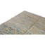 Tapis argent / bleu noué à la main de conception unique