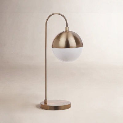 Gareth 20.5" Brass Desk Lamp