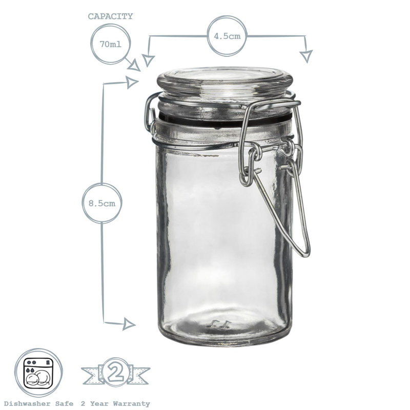 Glass Jar - Set of 6