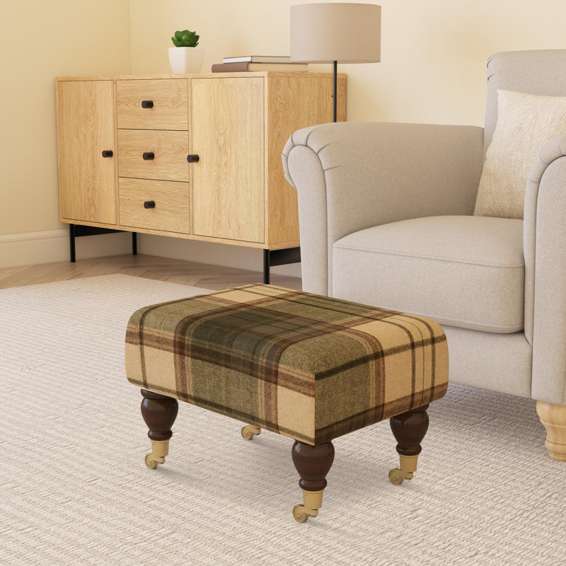 Manufactured Wood Accent Stool, Mahogany