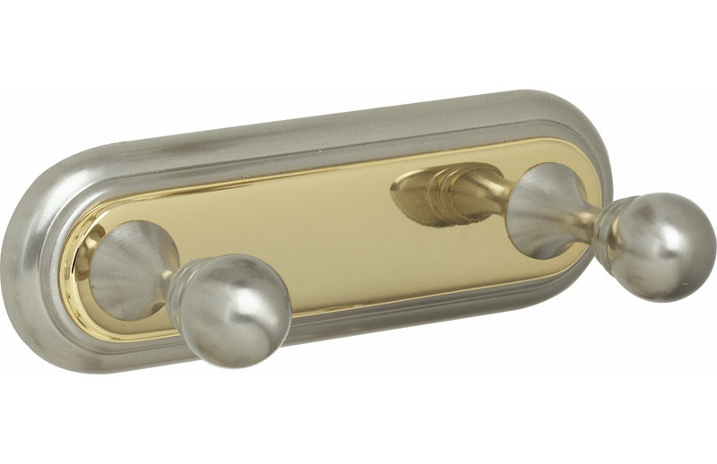 Embassy Robe Hook, Polished Brass