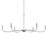 Ilia 6-Light Brushed Nickel Extra Large Chandelier-127380253-130942682