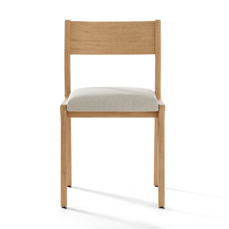 Chaise Valencia Lucrezia en bois, chêne blanc