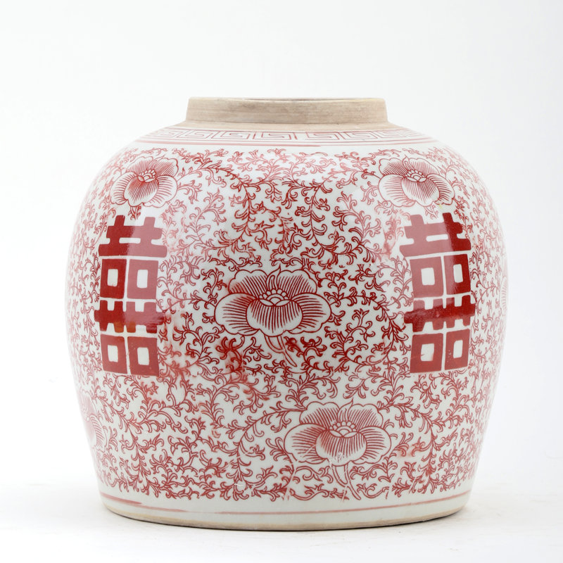 Handmade Porcelain China Ginger Jar