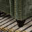 Chenille Convertible Sleeper Sofa Bed with Nailhead Trim-2041488561