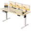 Electric Standing Desk Wide Desktop Height Adjustable Standing Desk With Drawer&Hooks-229180456-229180460-229207507