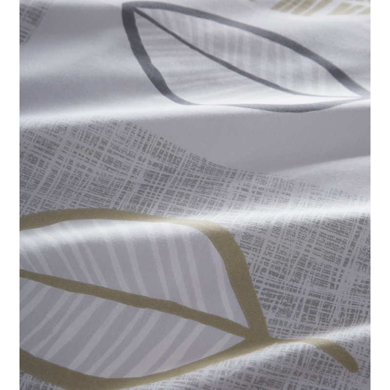 Shartlesville Polyester Floral Duvet Cover with Pillowcases, Kingsize - 2 Standard Pillowcases