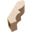 Attelle de genou en faux bois Timberhane cèdre brut, l 5 po x P 14 po x H 14 po, brun clair-88136981