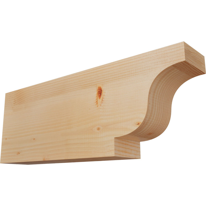 Newport Smooth Rafter Tail, Douglas Fir, 12" H x 32" W x 5.5" D