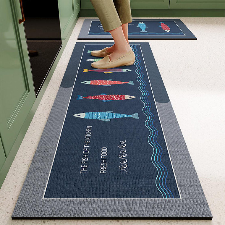 Escolta 2 Piece Anti-Fatigue Mat Set Trinx