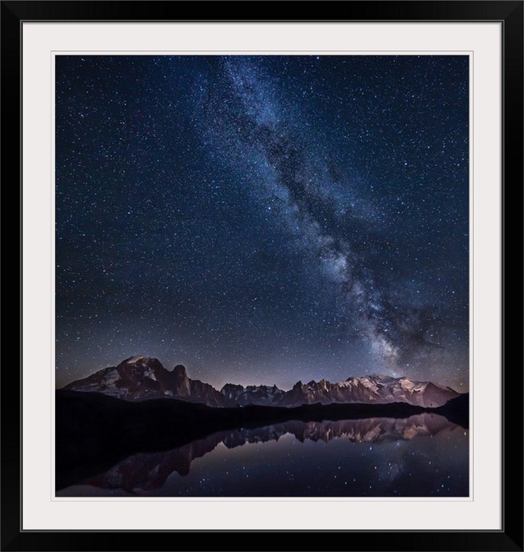 «Straub, perdu dans les étoiles» par Alfredo Costanzo - reproduction de photo, H 16 po x l 15 po x P 1,5 po, Toile