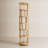360° Rotating Solid Wood Bookshelf, Equipped with Brake Wheels, Allowing for Flexible Adjustment-28466052-16625579