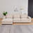 Copley Cotton Blend Upholstered Sectional-605325498-605325501