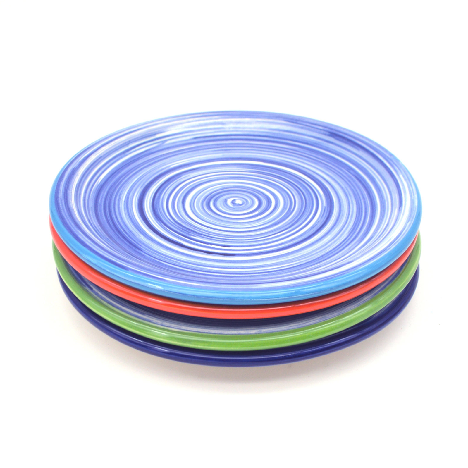 Raia 9" Salad Plate, Multicolor Blue