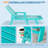 Outdoor Chaise Lounge Hdpe Reclining Chair-644212000