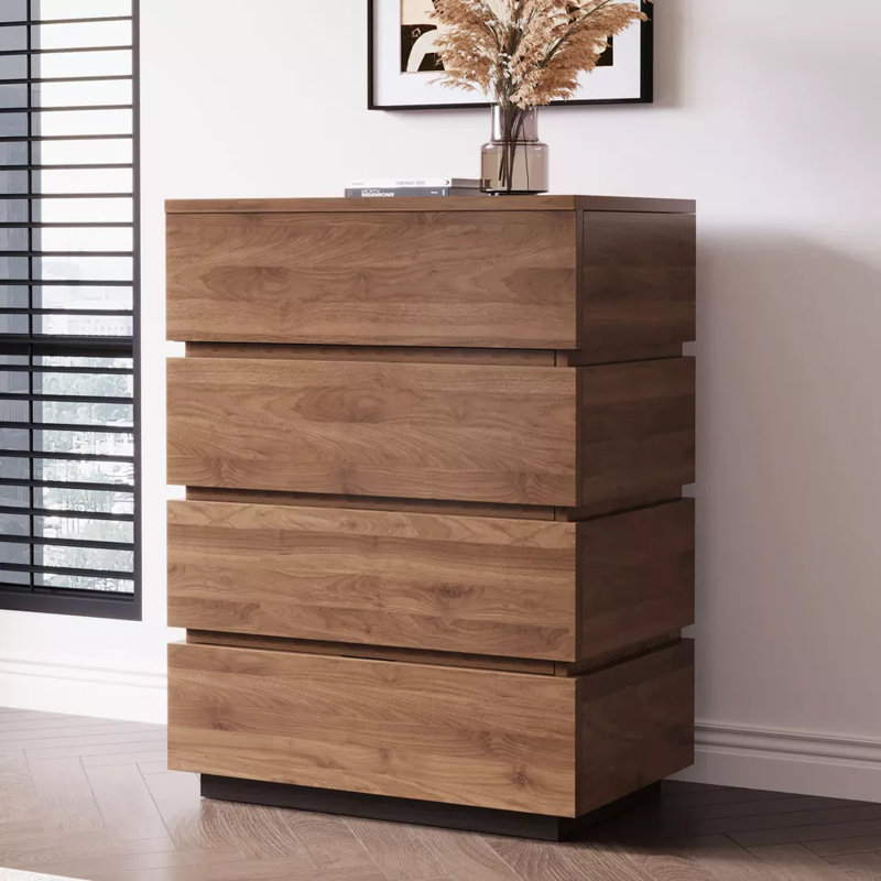 21.65" Four-drawer Storage Cabinet & Decorative Cabinet, Suitable For Multiple Scenarios