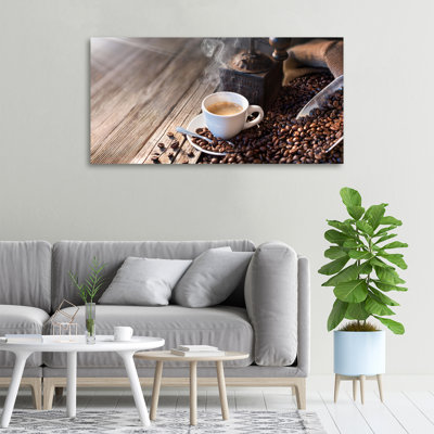 Morning Coffee - Wrapped Canvas Print
