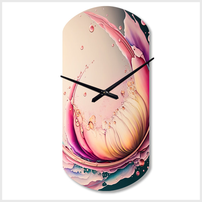 Horloge murale en tulipe Denic, Petit