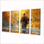 Autumn River Fishing - Chasse et pêche, ensemble de salon d'art mural-528967755