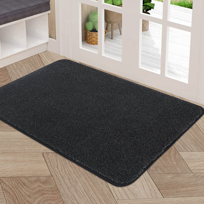 Area Rugs Washable Indoor Door Mat Non-slip Dirt Trapper Doormat Absorbent Welcome Mat for Front Door and Covered Outdoor Areas