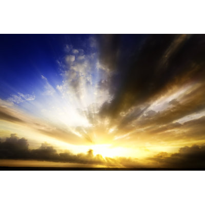 Mystical Holy Rays by Apomares - Wrapped Canvas Print
