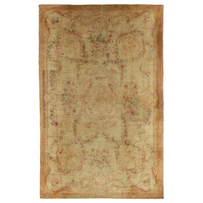 Hand Knotted Wool Floral Area Rug