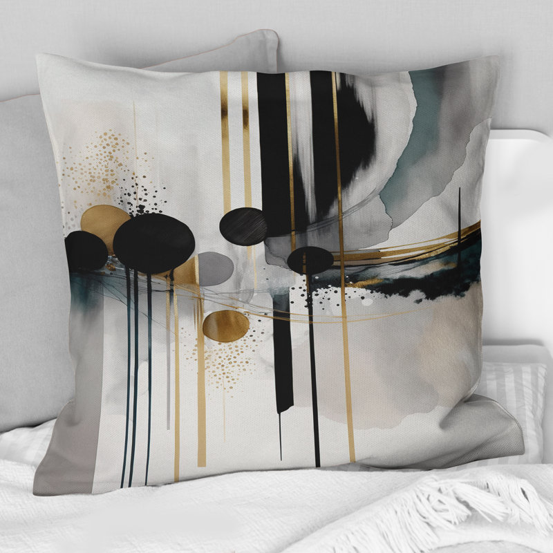 Coussin décoratif abstrait à formes abstraites V - Abstract Shapes