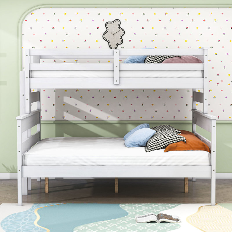 Lit superposé Jarie Kids, Simple TG sur grand, Blanc