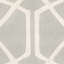 Tapis gris / ivoire en laine touffeté à la main Hamid-221357057