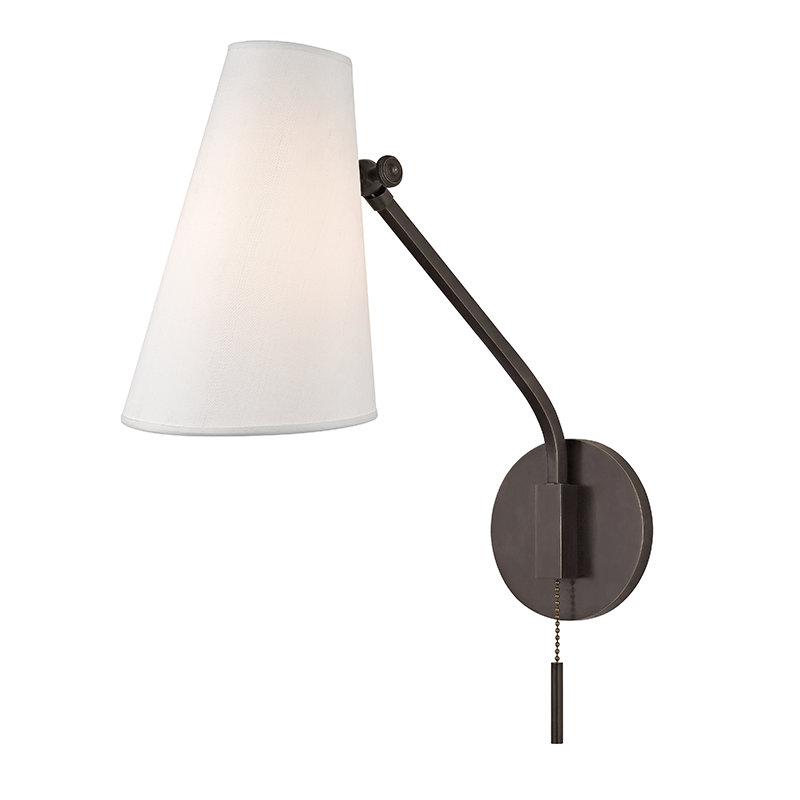 Patten 1 - Light Armed Sconce, Old Bronze