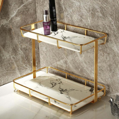 Organisateur de comptoir de salle de bain Luxury