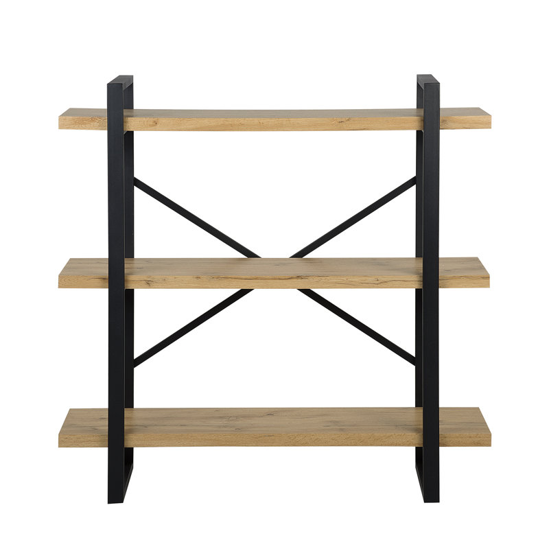 Boykins 111cm H x 111cm W Steel Etagere Bookcase