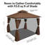 Pavillon de jardin 10 pi Lavely-90565285