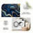 1PC navy blue gold glitter marbled fluid swirl area rugs for Living Room, Soft, All seasons, Easy-maintain, Washable Indoor mat, Farmhouse suitable for dining table, bedroom, entryway, kitchen, home office, balcony, Home Decor, Outdoor Decor.-1668037881