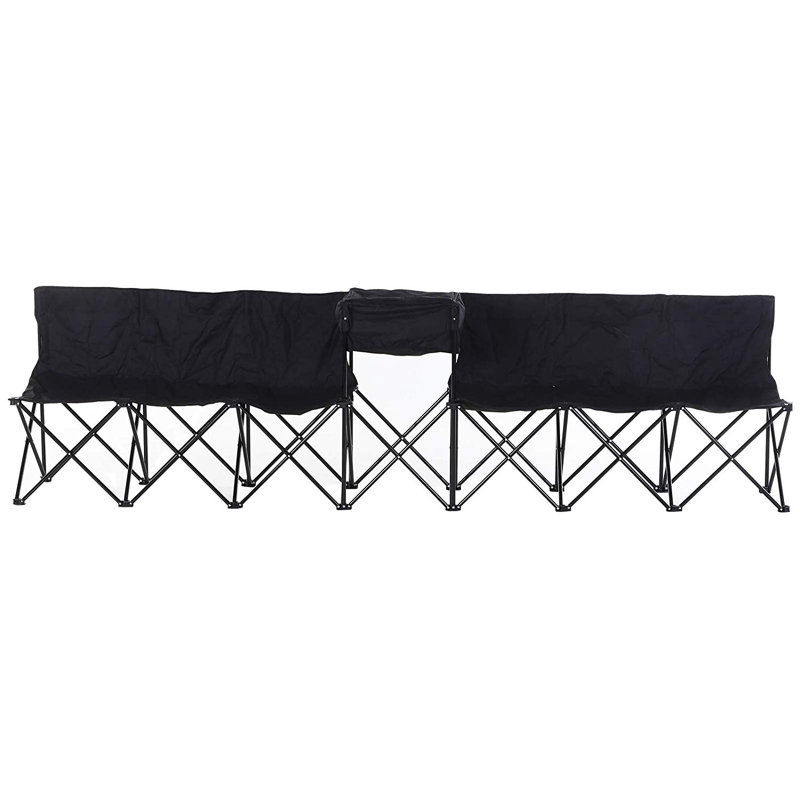 Oxford Fabric Storage Bench, Black