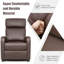 Fauteuil inclinable massant en simili-cuir-1809471056