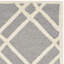 Tapis gris / ivoire en laine touffeté à la main Deedgra-225422028