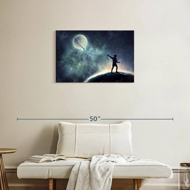 Oberle Catch The Moon, 20" H x 30" W