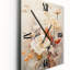 Dashawnna - Horloge murale fleurs-871816884