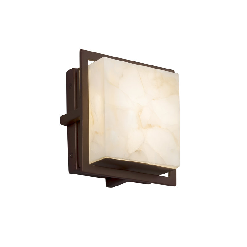 Asae Stone Wall Light, Dark Bronze