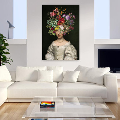 Enchanted Floral Portrait Classic Elegant