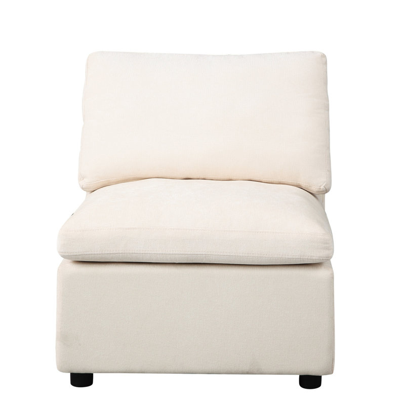 Canapé modulaire beige moderne