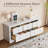 Modern 5-drawer Double Dresser, 52" W-1764140803