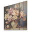 Tulipes, bouquet de natures mortes, art mural sur bois de pin naturel-1633785522