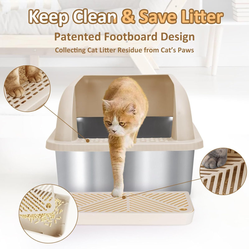 8 Deep Litter Box Stainless Steel Ca... Fake Review