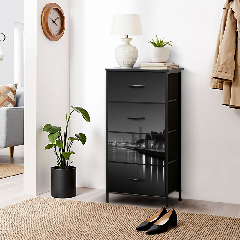 Commode pour commode de chambre à coucher pour commode Buffalo Night Skyline Commodes et commodes en tissu