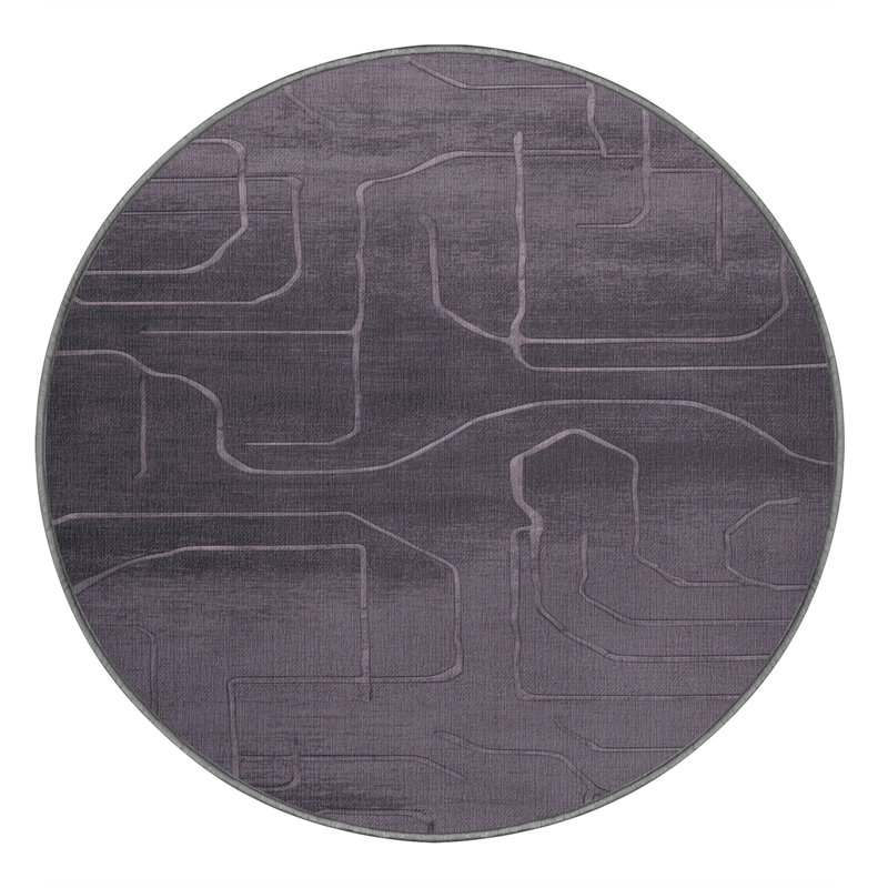 Tapis mauve lavable à la machine