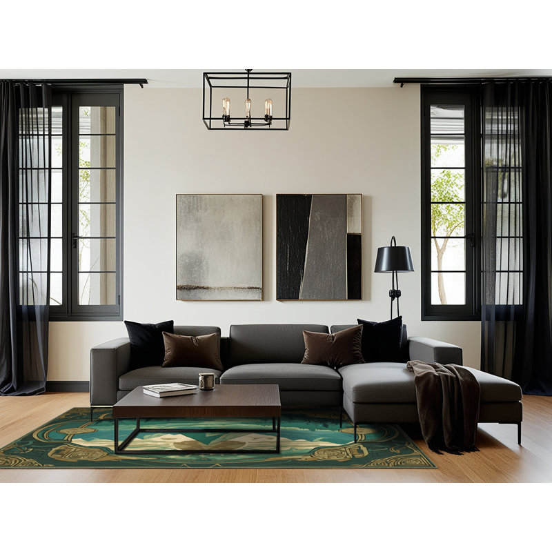 Hero's Anthem Rug, Square 4'